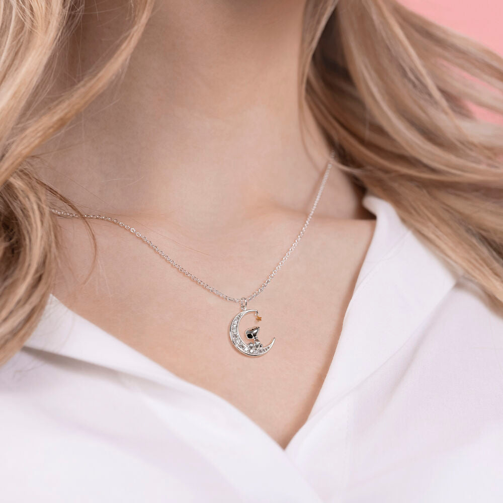 Peanuts Moon necklace