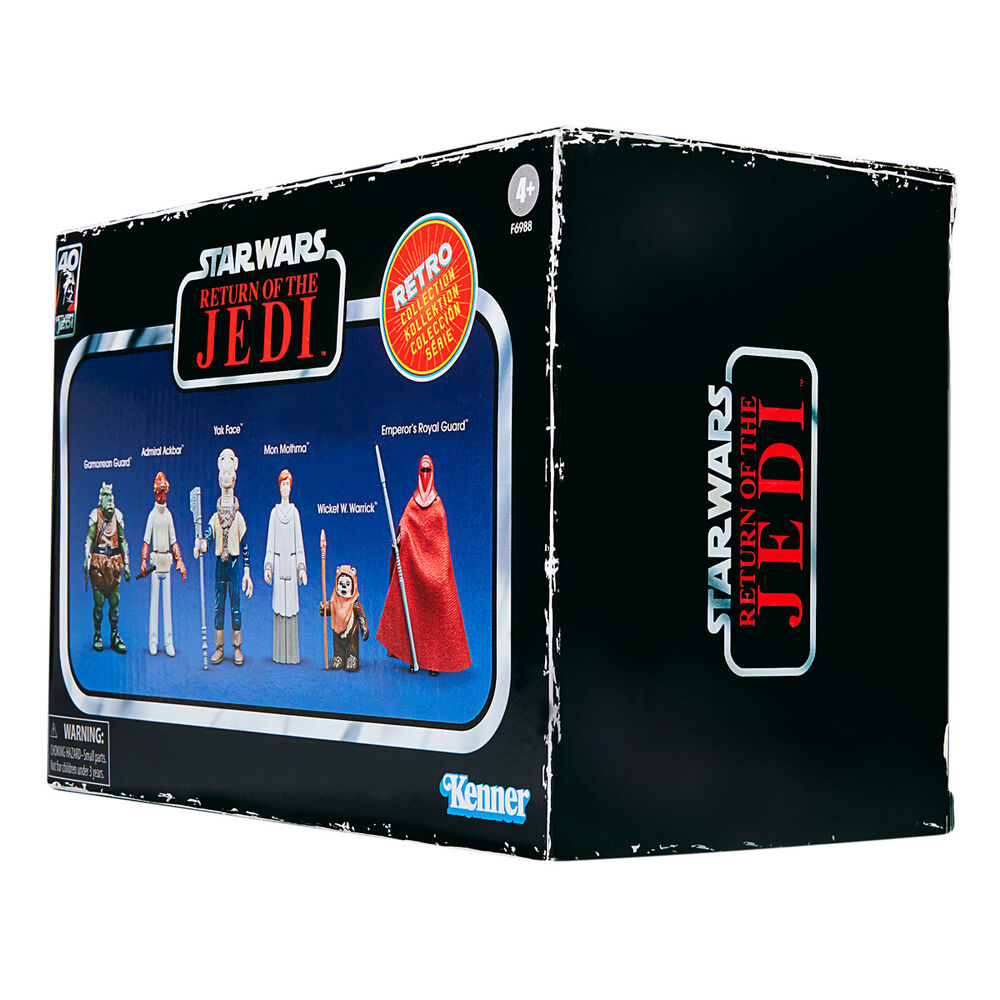 Star Wars Return of the Jedi Retro Collection figure 9.5cm set 6 pack