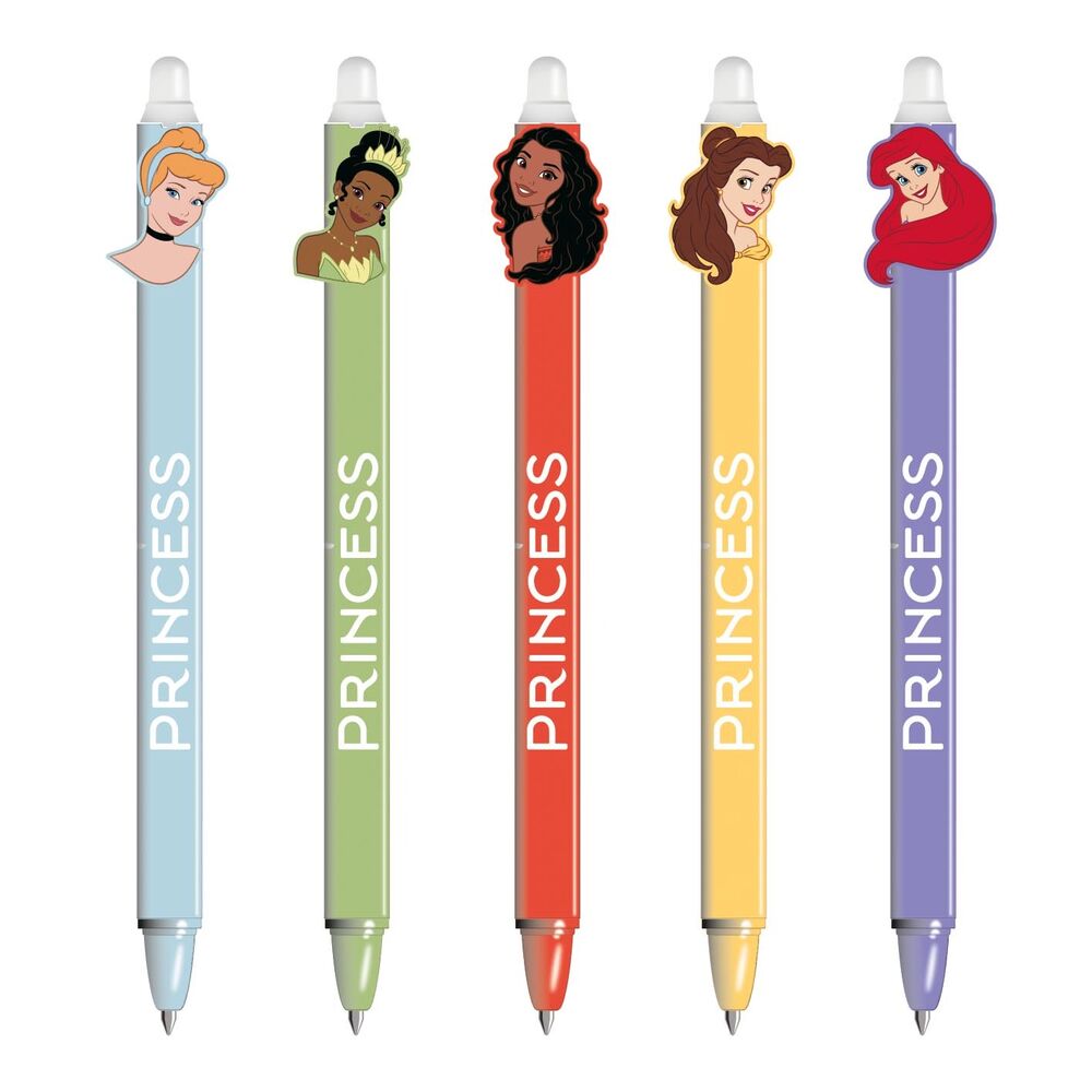 Stylo effaçable assorti Princesses Disney