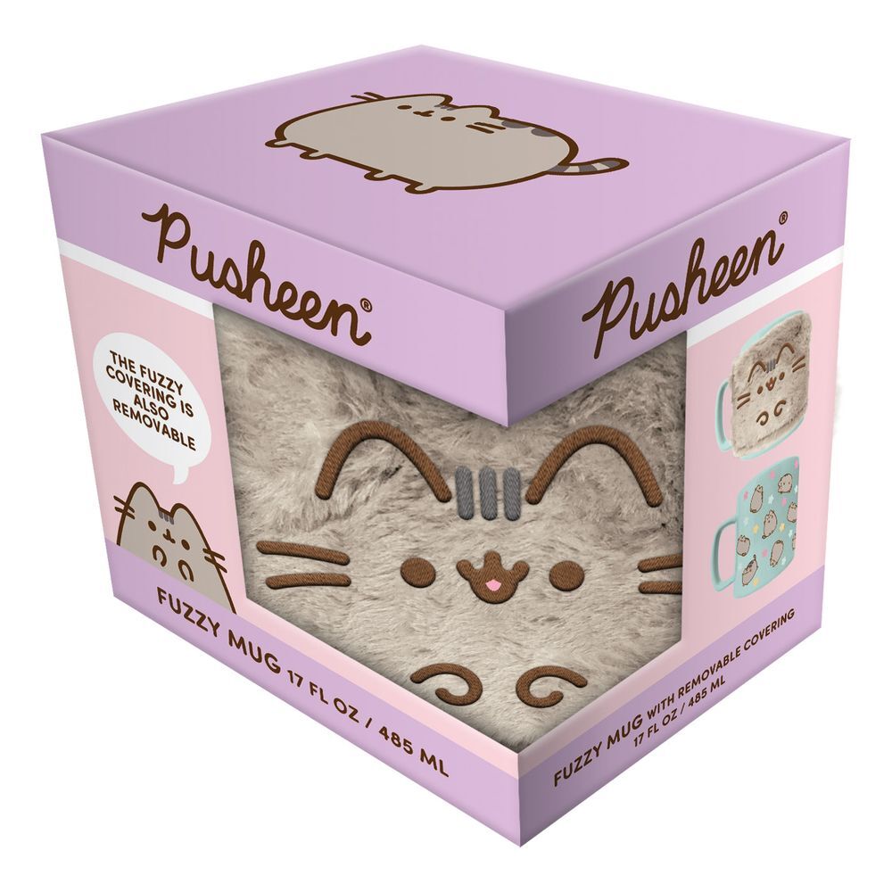 Pusheen Mug with teddy bear cover 440ml