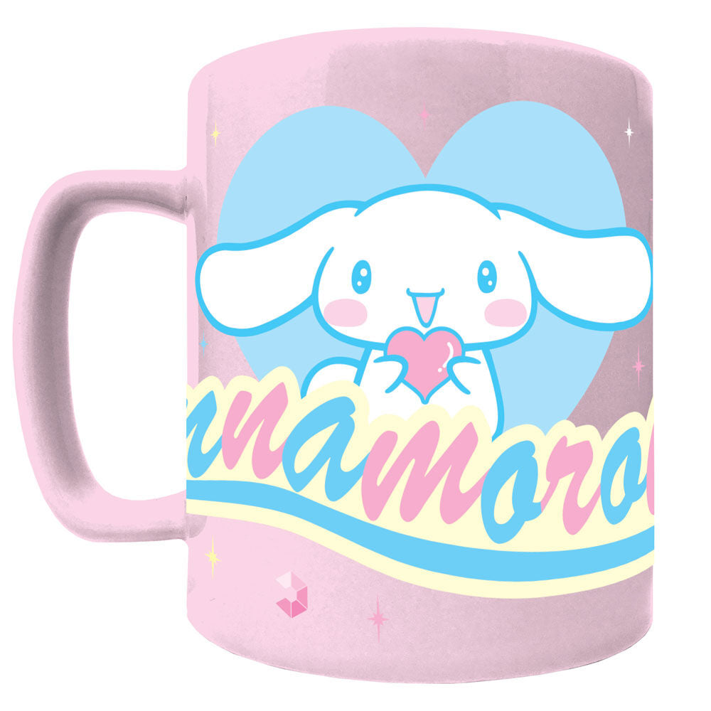 Hello Kitty Cinnamoroll Mug with teddy bear cover 440ml Nerdscape