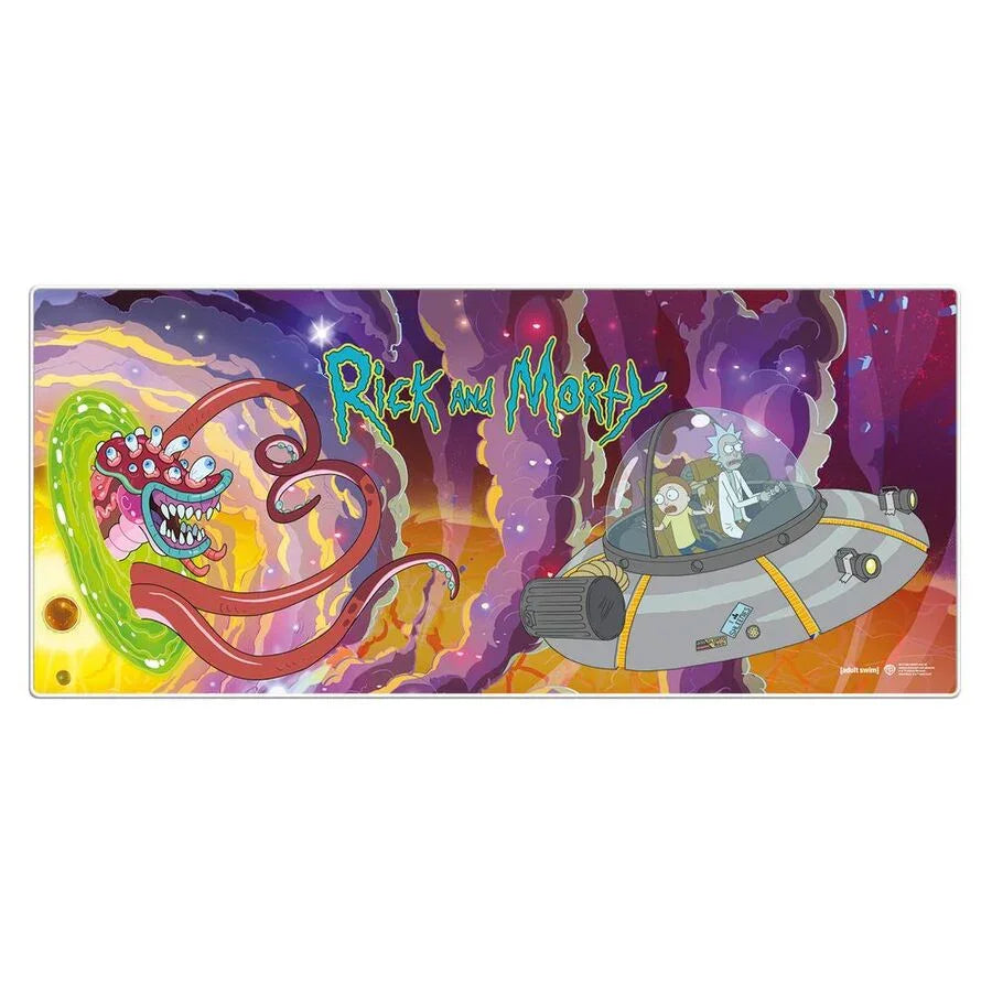Rick and Morty gaming desk mat Nerdscape