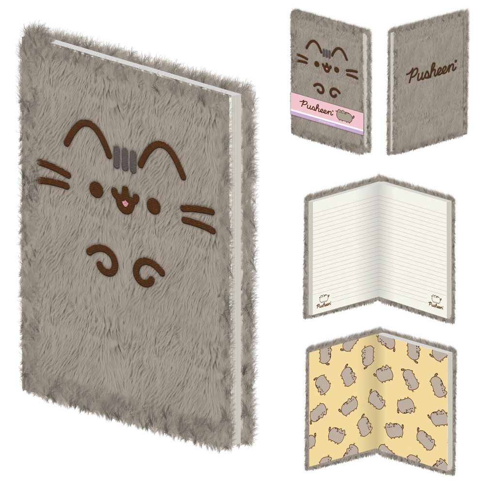 Carnet en peluche Pusheen