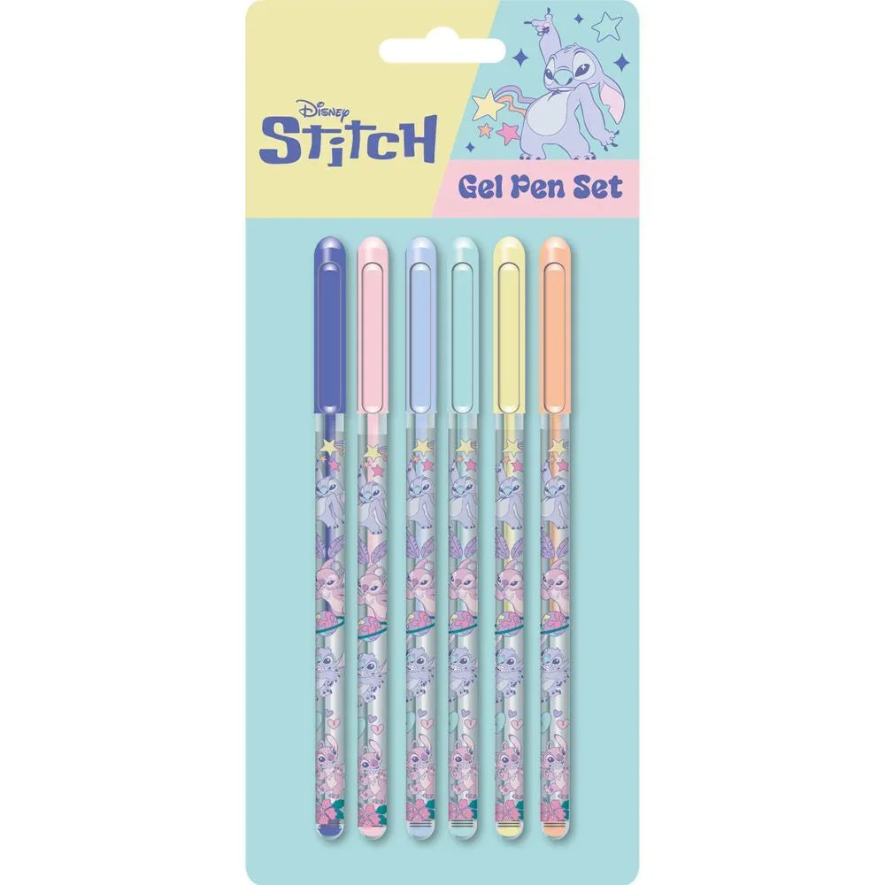 Disney Stitch Set 6 gel pens Nerdscape