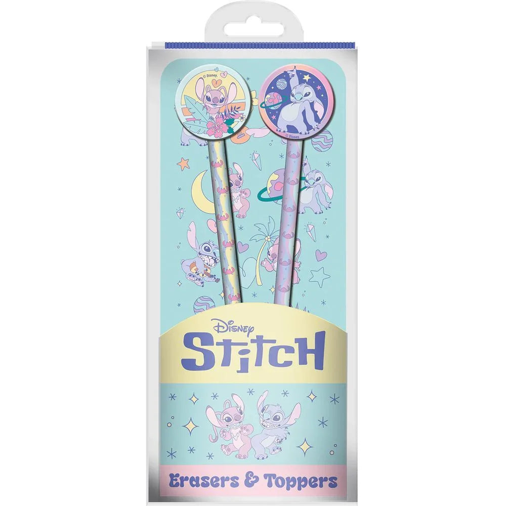 Disney Angel & Stitch Pencil with eraser topper Nerdscape