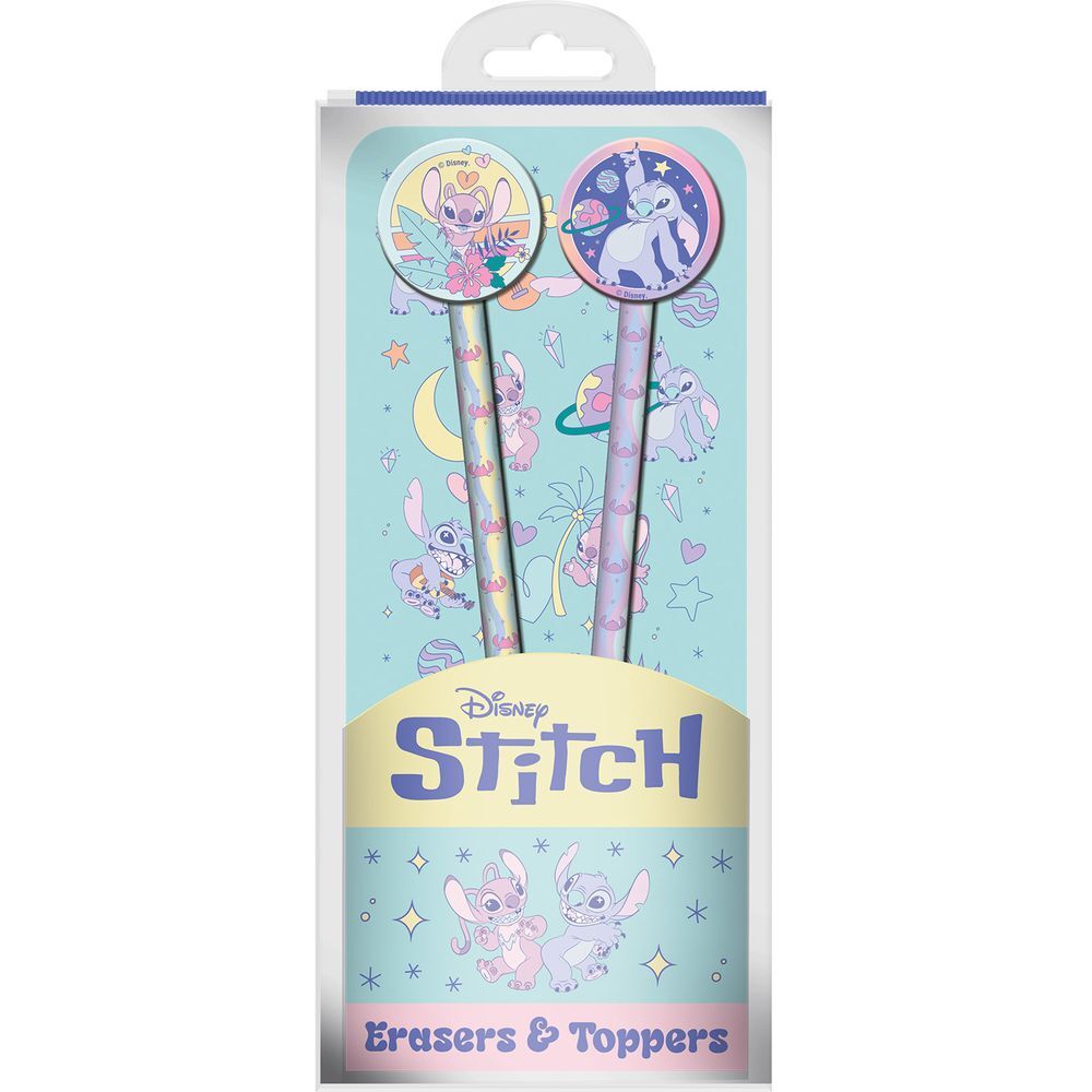 Crayon Disney Angel & Stitch avec gomme