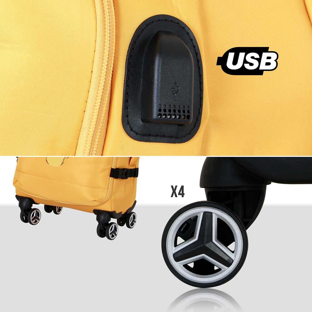 Valise trolley Disney Le Roi Lion Simba Face 55 cm