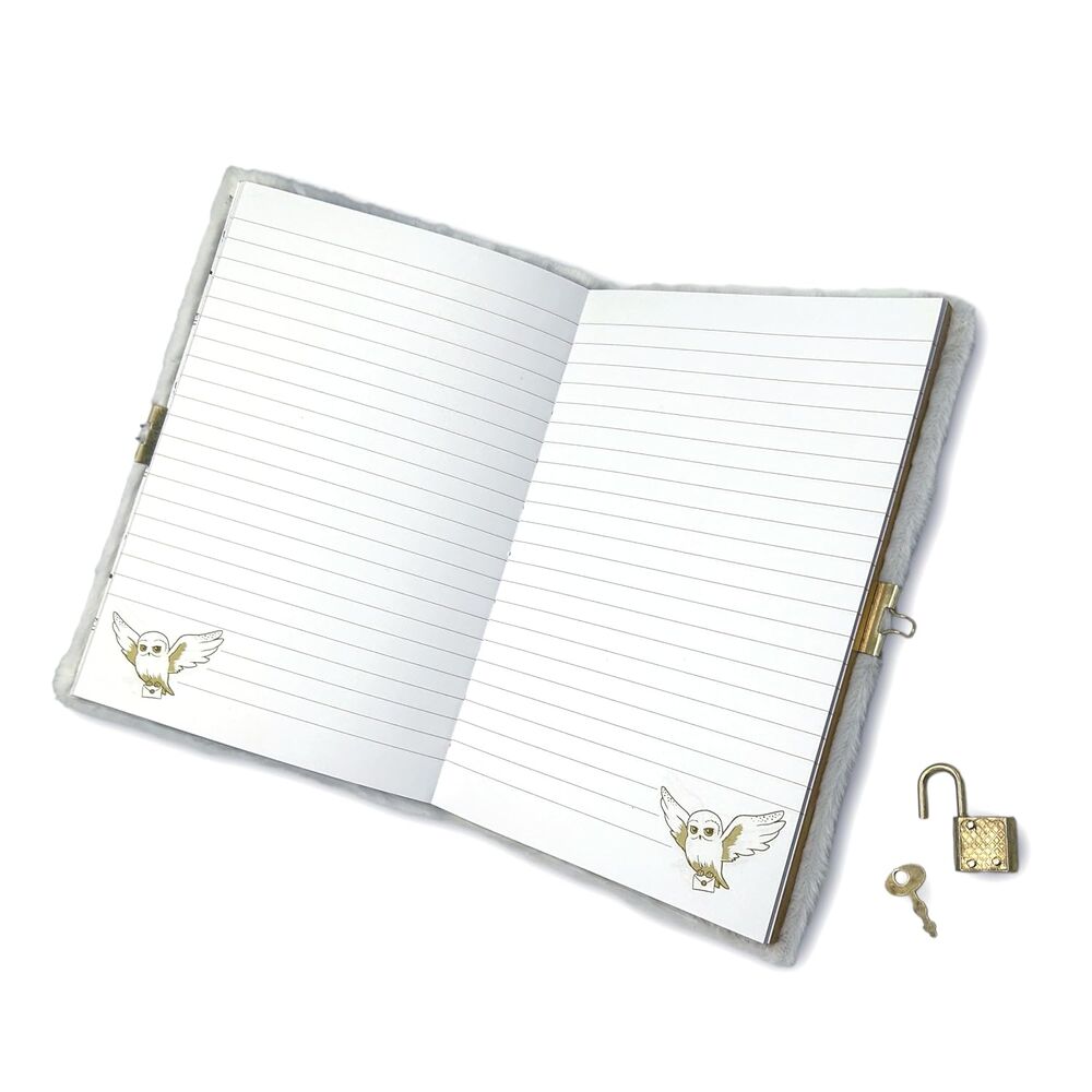 Harry Potter Hedwig A5 plush notebook