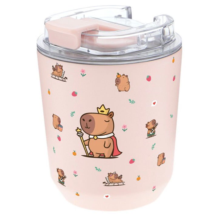 Capibara Majesty Thermos flask coffee 280ml - Nerdscape