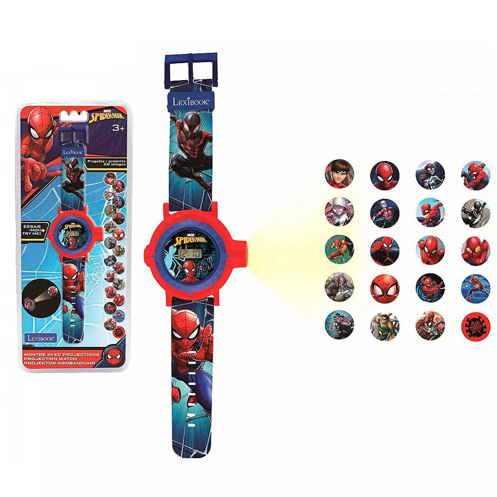 Projections de montres numériques Marvel Spiderman