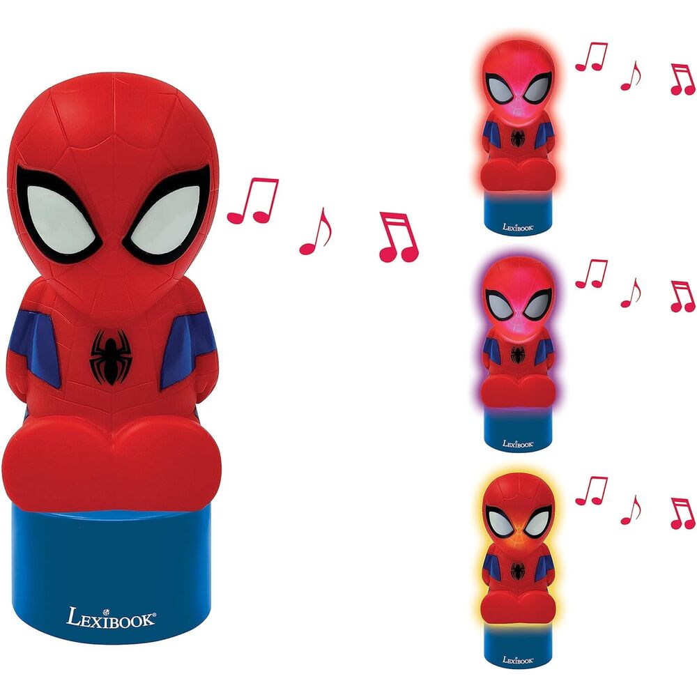 Enceinte Marvel Spiderman avec veilleuse