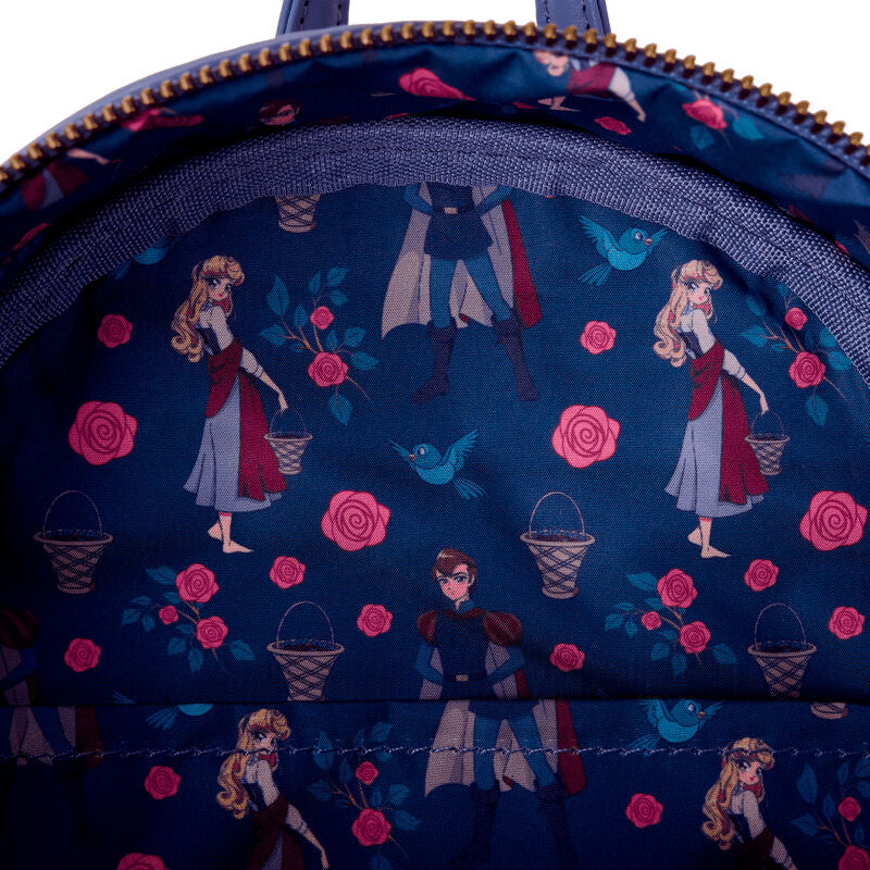 Sac à dos Loungefly Disney La Belle au Bois Dormant Aurore et Philippe 26 cm