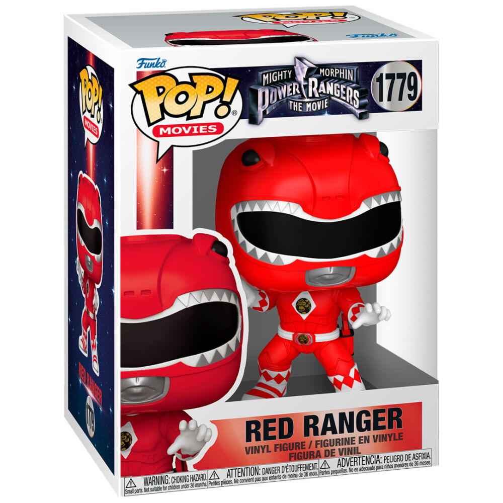 Funko Pop! Mighty Morphin Power Rangers Red Ranger - Figura da Collezione Vinyl