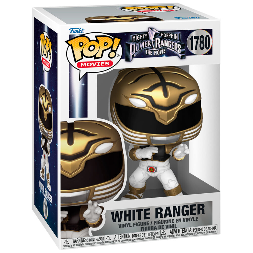 Funko Pop! Mighty Morphin Power Rangers White Ranger - Figura da Collezione Vinyl