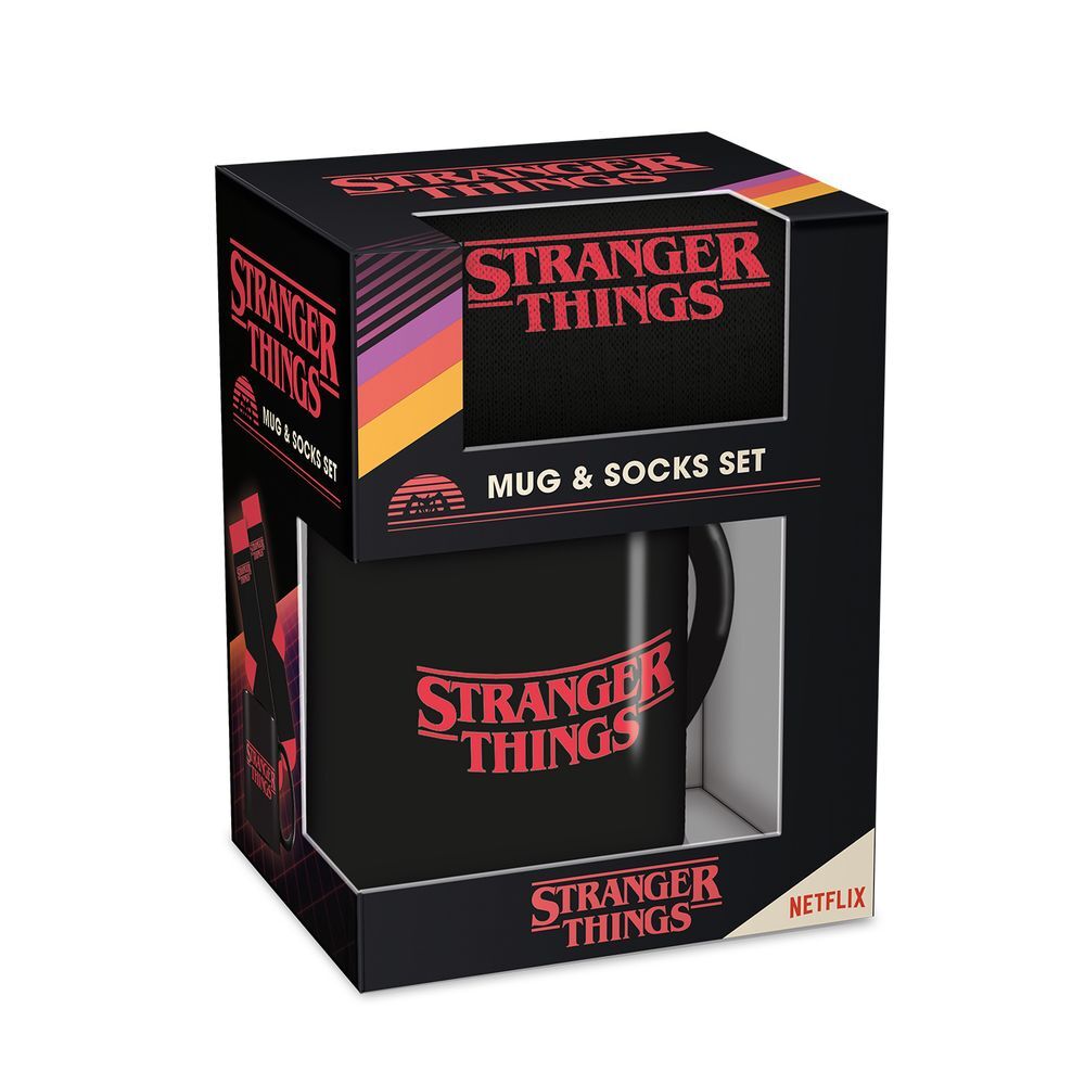 Ensemble tasse et chaussettes Stranger Things
