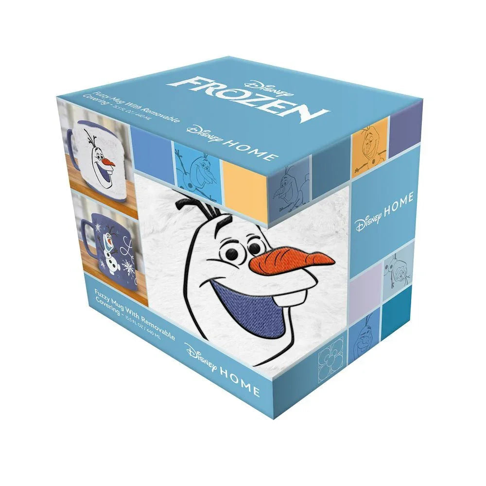 Disney Frozen Olaf Mug with teddy bear cover 440ml Nerdscape