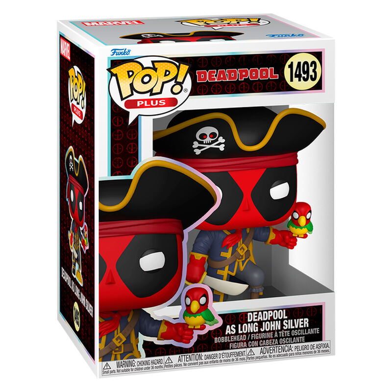 Funko Pop! Marvel Deadpool - Deadpool as Long John Silver - Figura da Collezione Vinyl