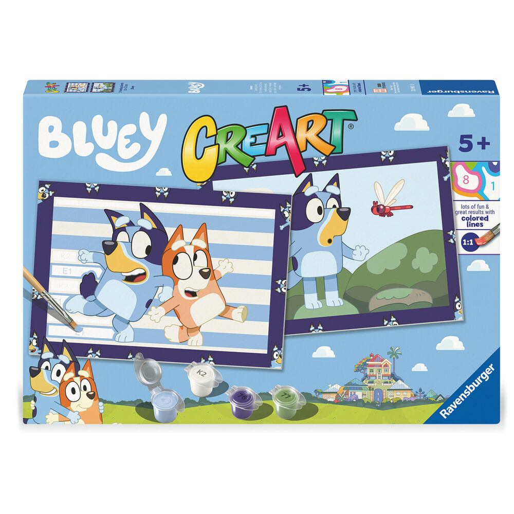 Bluey CreArt Painting kit Nerdscape