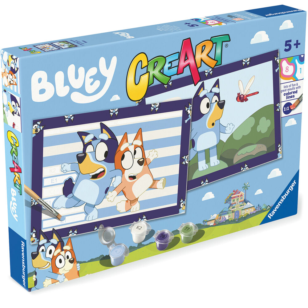 Bluey CreArt Painting kit Nerdscape