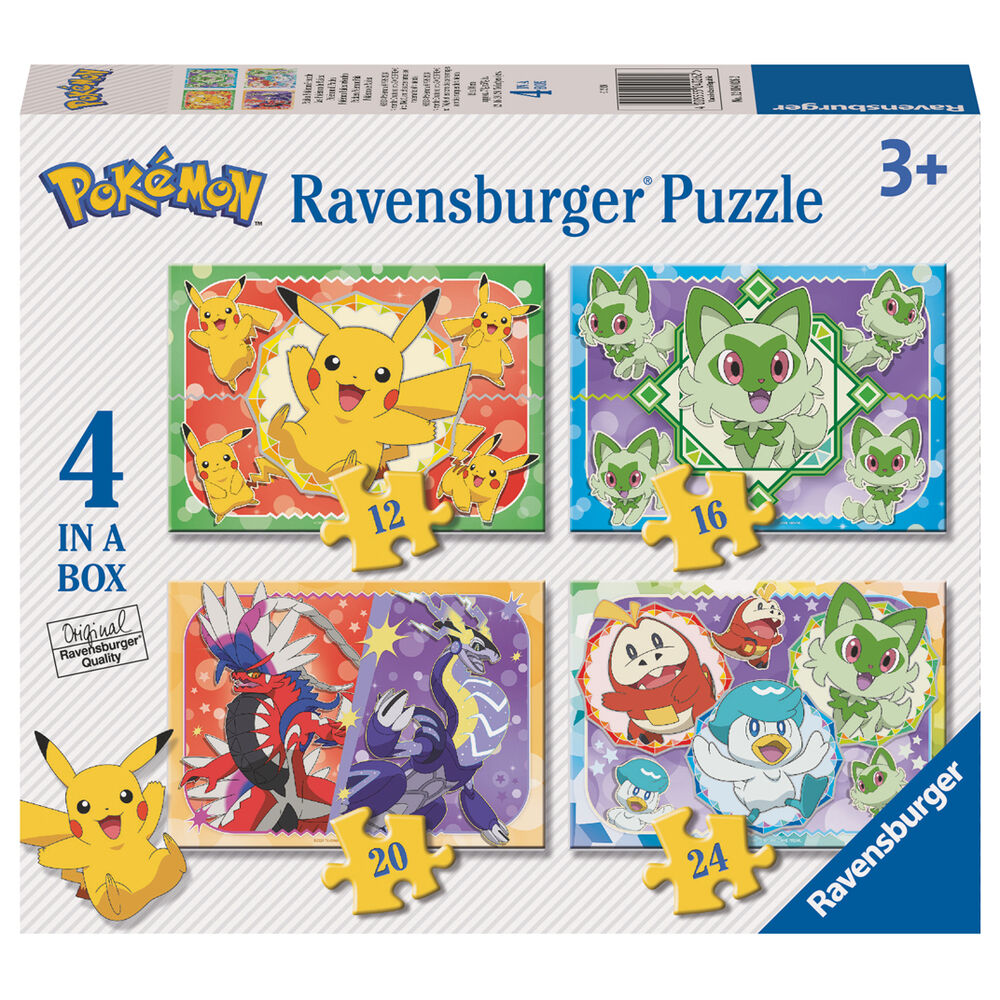 Puzzle Pokémon 12-16-20-24 pièces