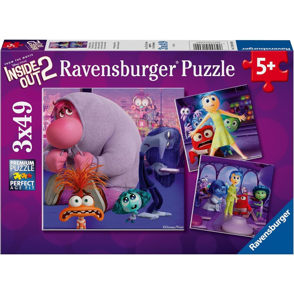 Disney Pixar Inside Out 2 puzzle 3x49pcs