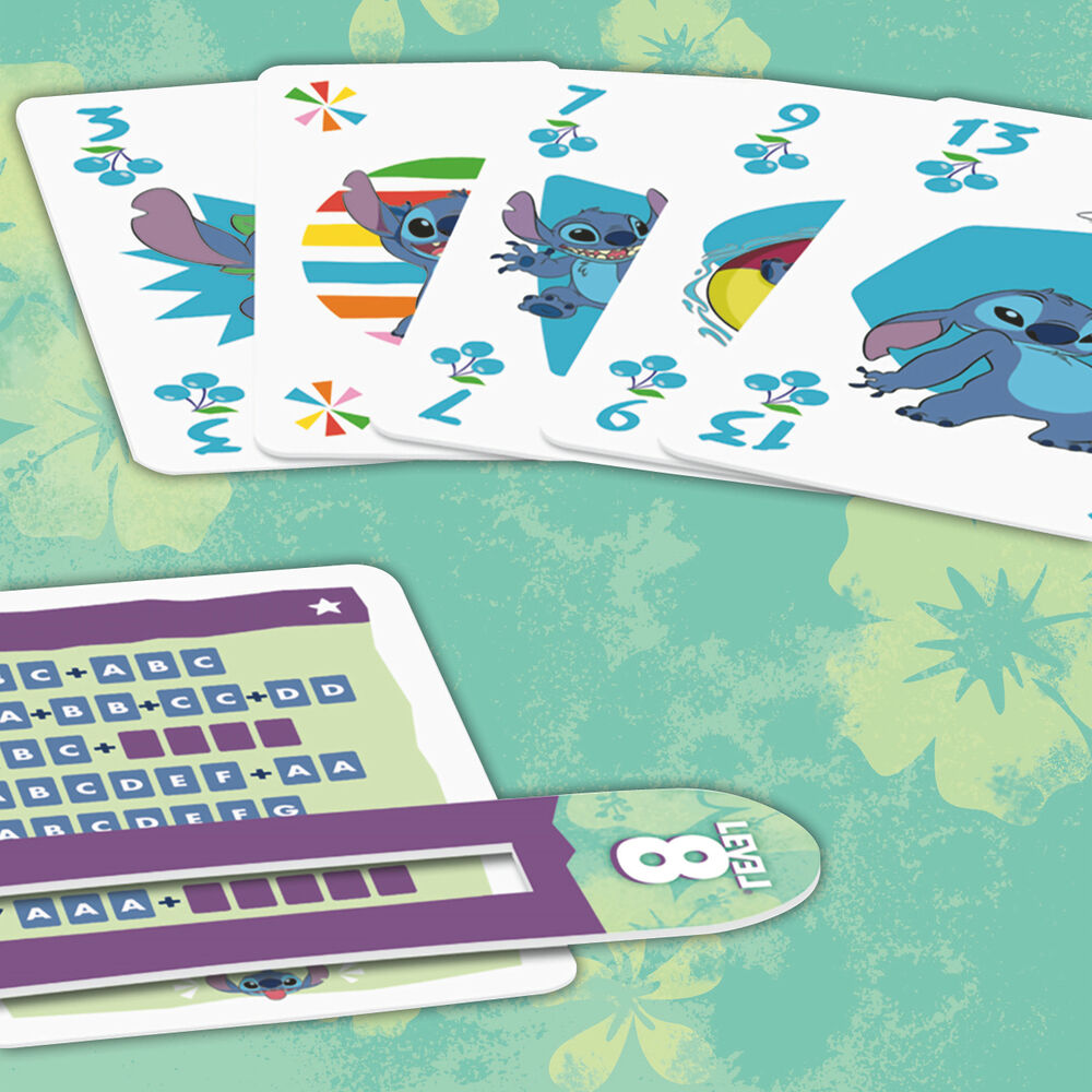 Disney Stitch Level 8 card game Nerdscape
