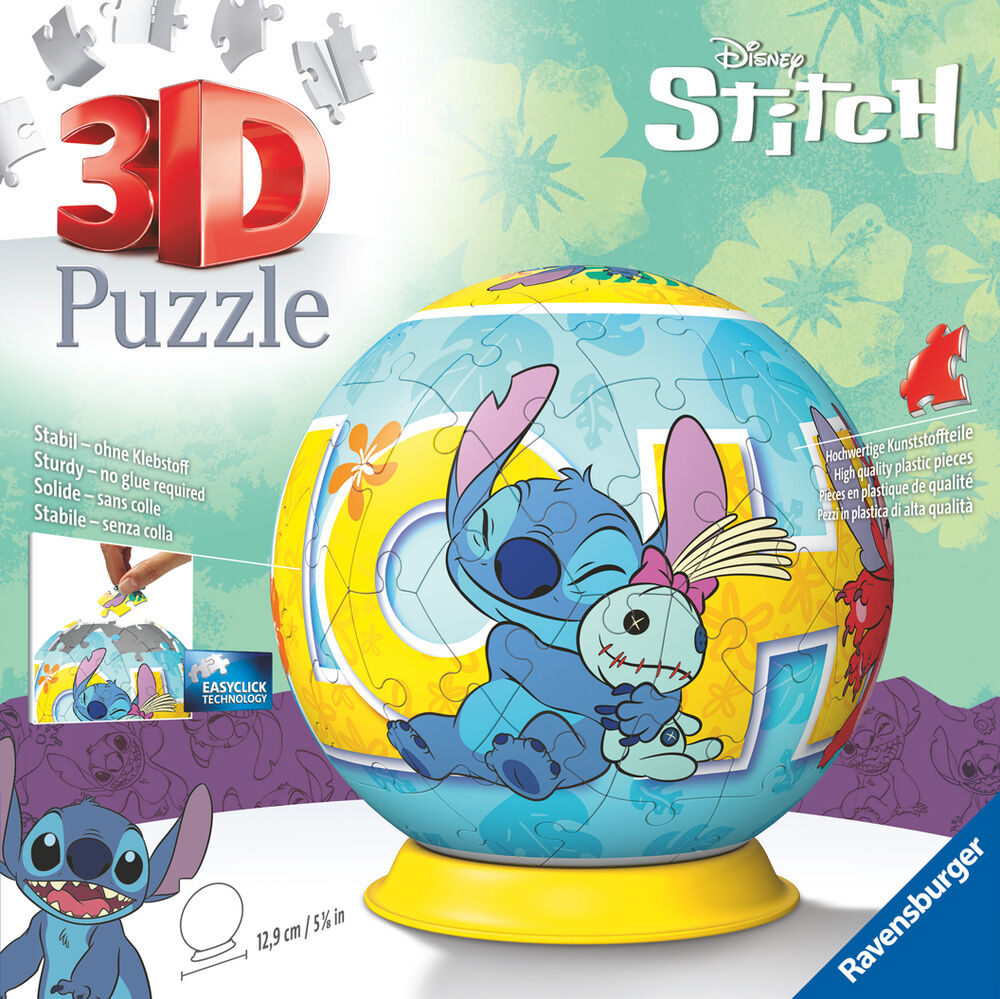 Puzzle 3D Disney Stitch 72 pièces