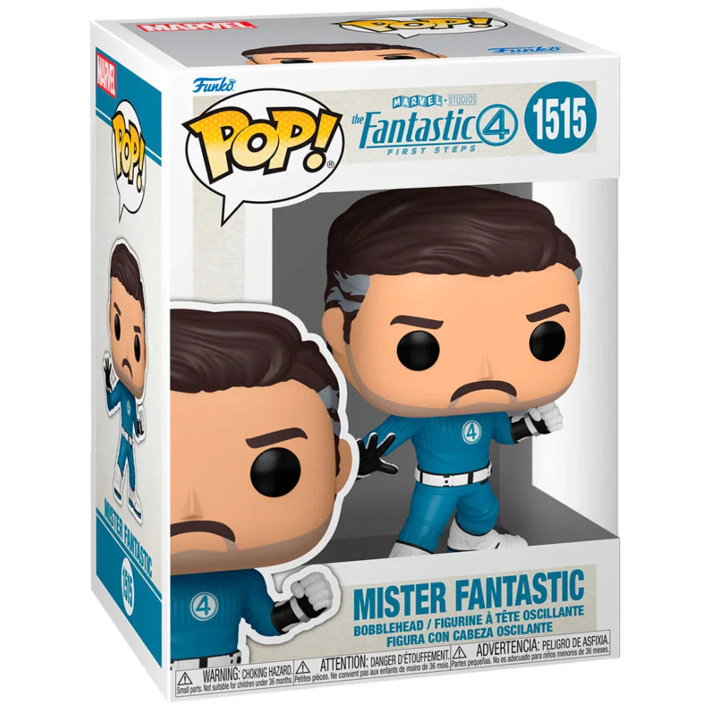 Funko Pop! Marvel The Fantastic 4 Mister Fantastic - Figura da Collezione Vinyl Nerdscape