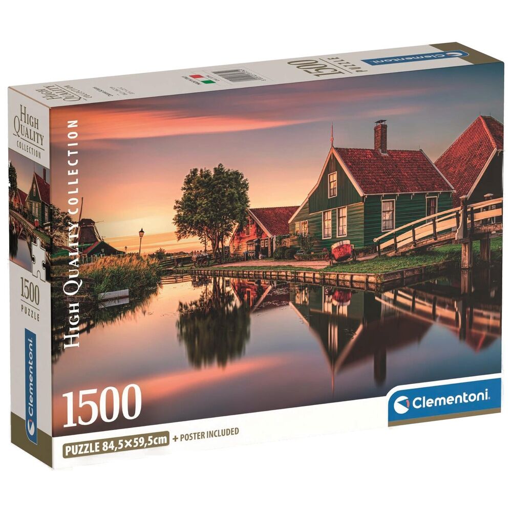 Puzzle Zaanse Schans de haute qualité 1500 pièces