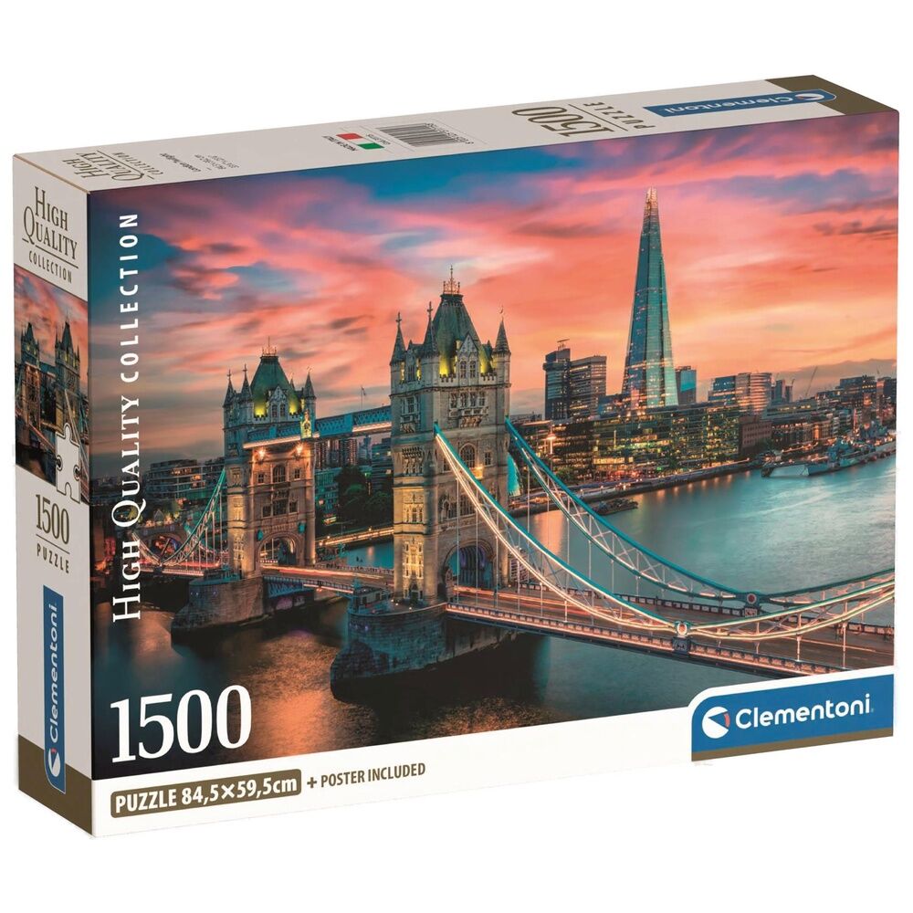 Puzzle de haute qualité London Twilight, 1500 pièces
