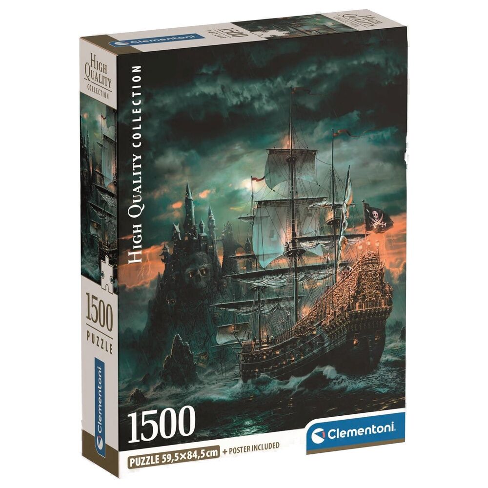 High Quality The Pirates Ship puzzle 1500pcs