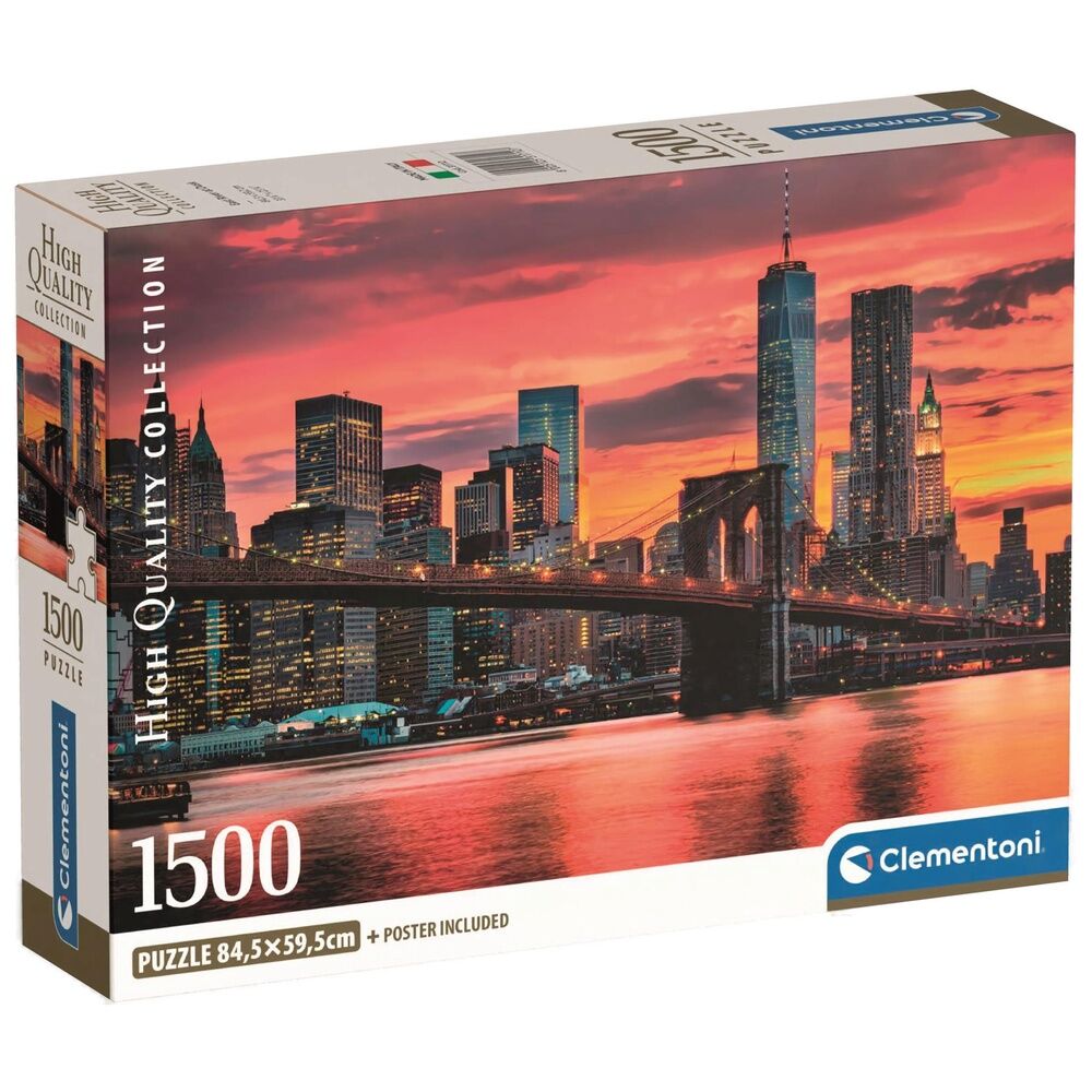 Puzzle de haute qualité « East River au crépuscule » (1500 pièces)