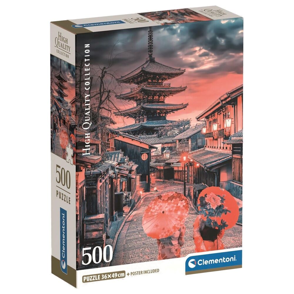 Puzzle de haute qualité « Soirée à Kyoto » 500 pièces