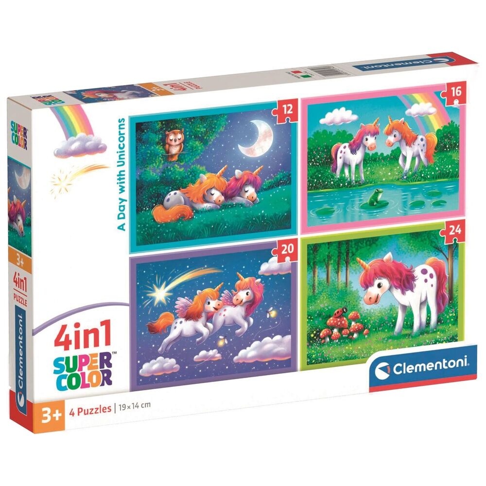 A Day with Unicorns puzzle 12+16+20+24pcs Nerdscape