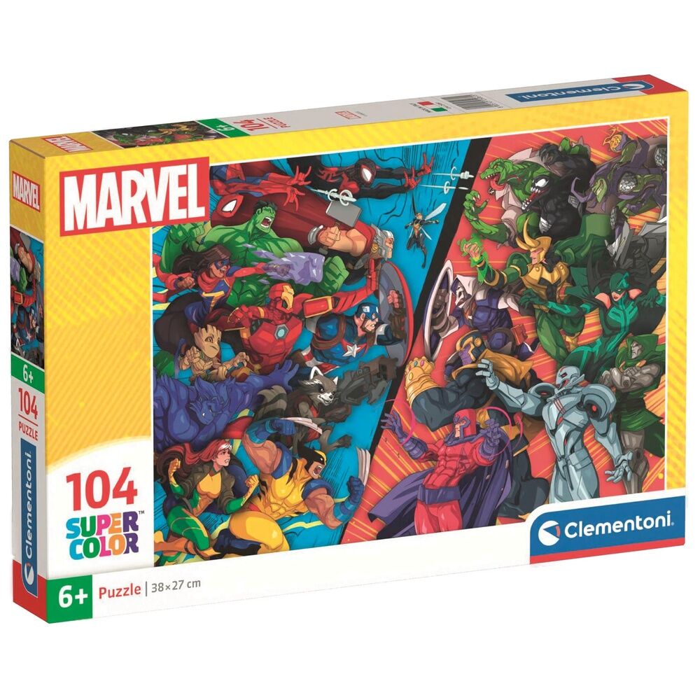 Marvel Heroes vs Villains puzzle 104pcs