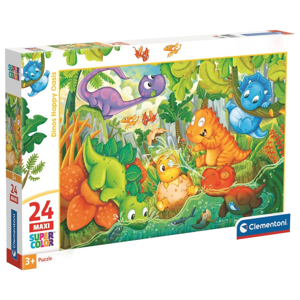 Maxi puzzle Dinos Happy Oasis 24 pièces