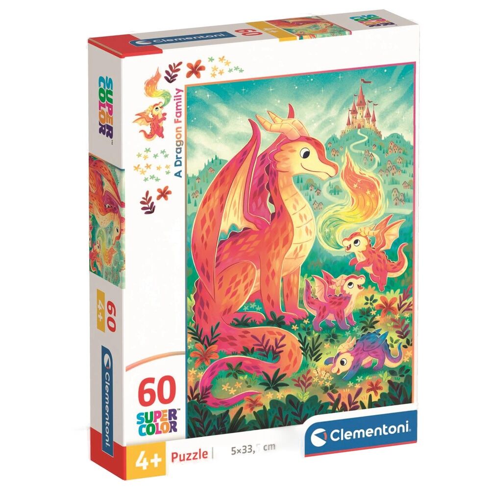 Puzzle Famille Dragons 60 pièces