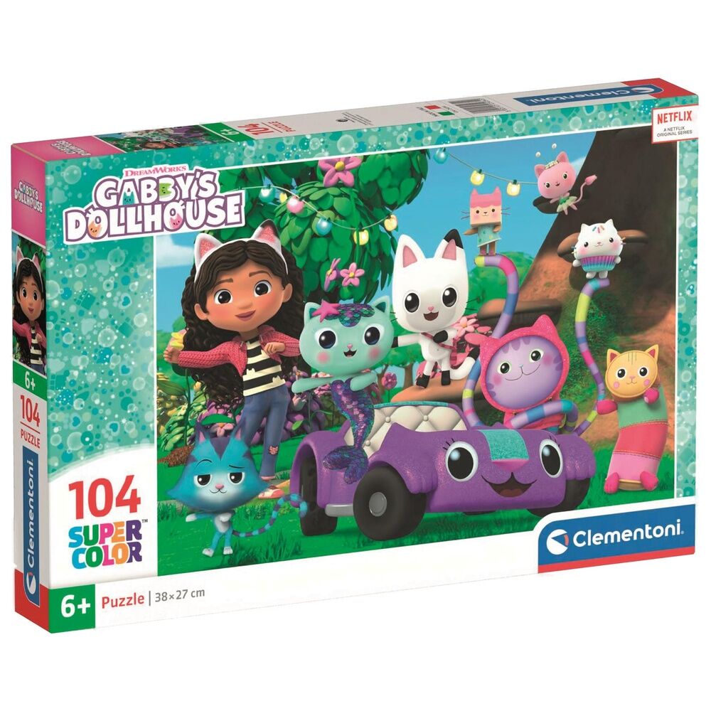 Puzzle Maison de Poupées Gabbys 104 pièces