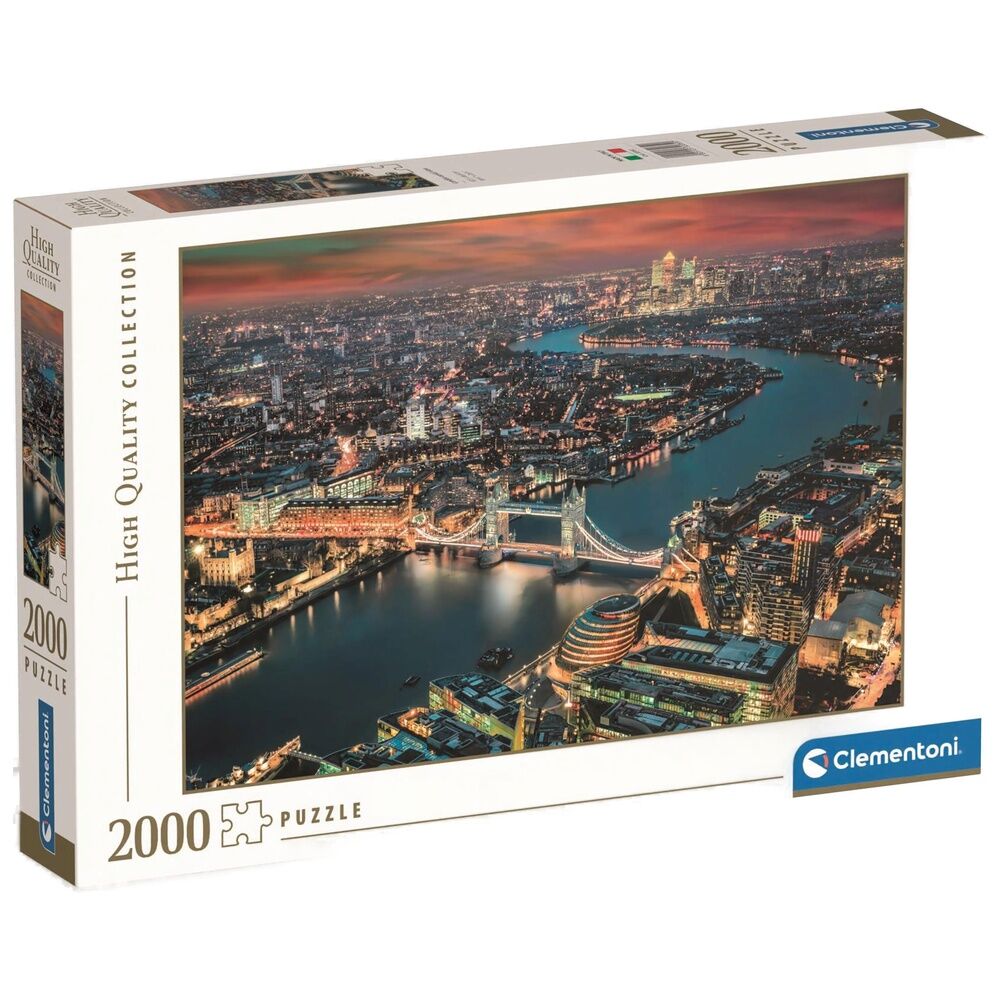 Puzzle de 2000 pièces représentant une vue aérienne de Londres de haute qualité