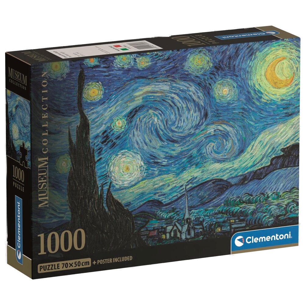 Puzzle de 1000 pièces « La Nuit étoilée » de Van Gogh, inspiré du musée