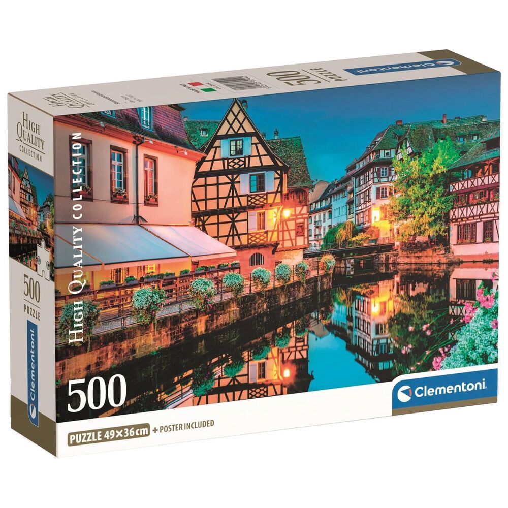Puzzle de haute qualité de la vieille ville de Strasbourg, 500 pièces