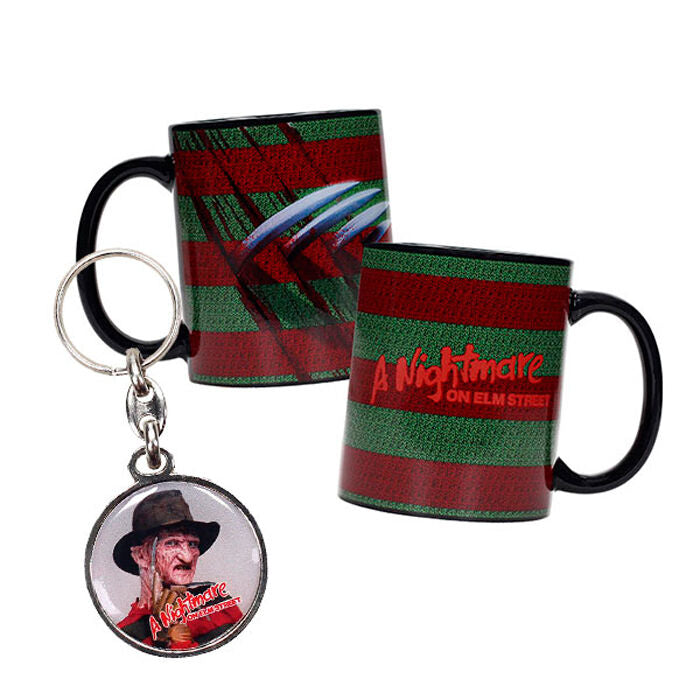 A Nightmare on Elm Street Mug + Metal keychain