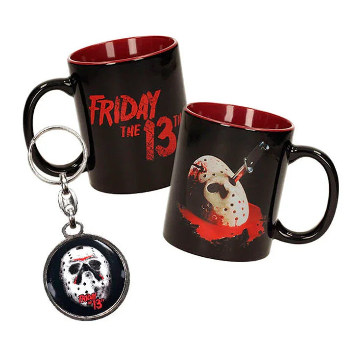 Mug Vendredi 13 + Porte-clés en métal