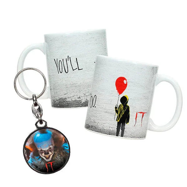 Mug Pennywise + porte-clés en métal