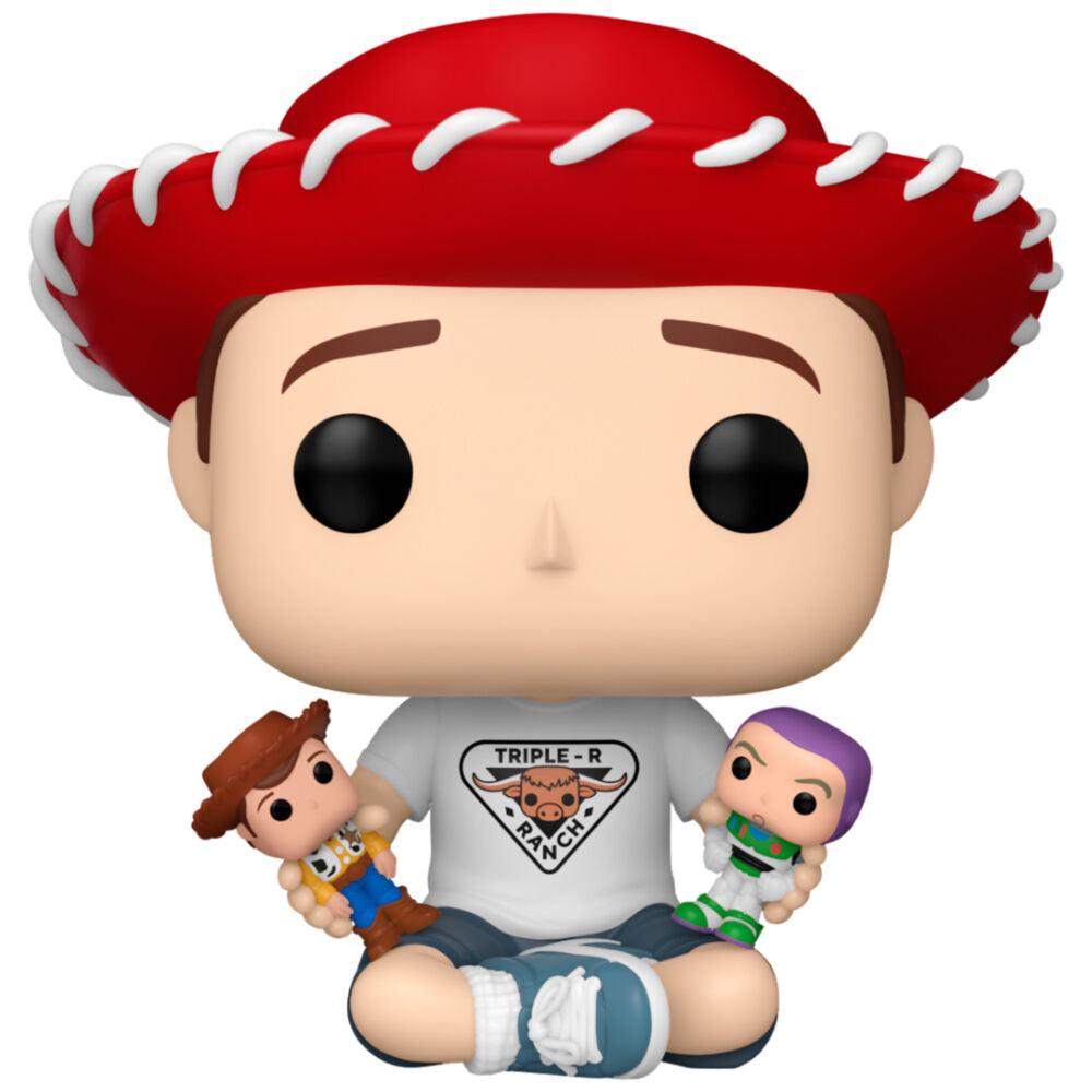 Funko Pop! Disney Pixar Toy Story Andy - Figura da Collezione Vinyl