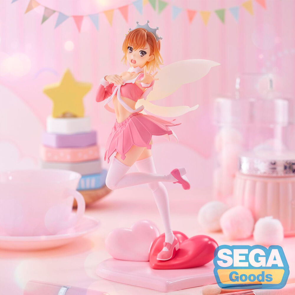 Figurine Luminasta Mikoto Misaka Great Spirit Maid de Certain Scientific Railgun, 20 cm