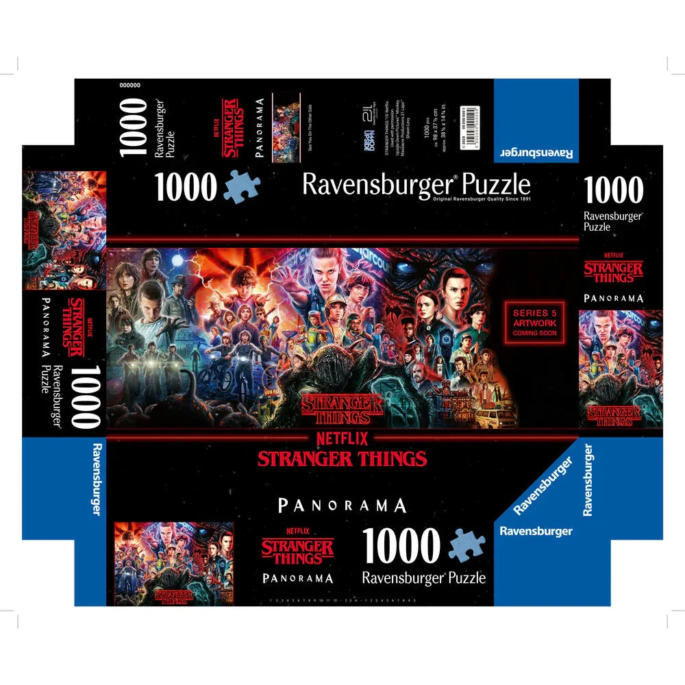 Stranger Things panorama puzzle 1000pcs Nerdscape