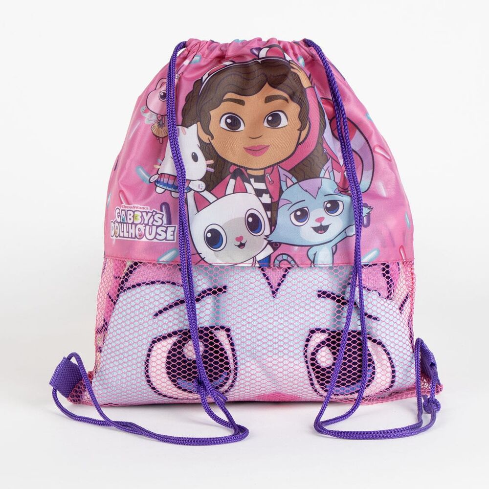 Gabbys Dolls House set towel + bag + cap