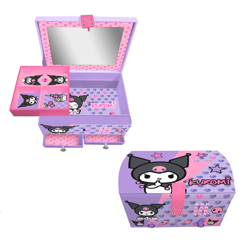 Hello Kitty Kuromi Secret sound jewelery box