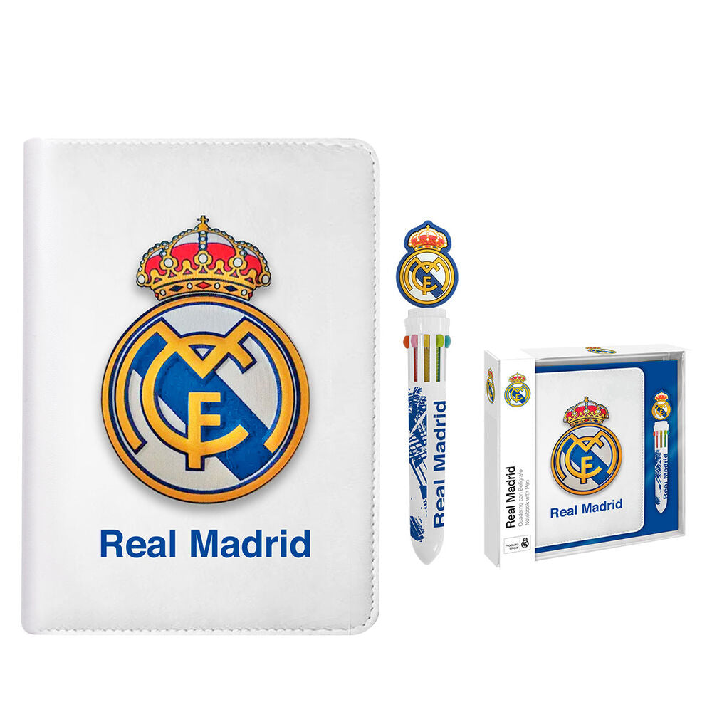 Carnet Real Madrid + stylo